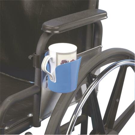FABRICATION ENTERPRISES Clamp-on Wheelchair Cup Holder 43-2286